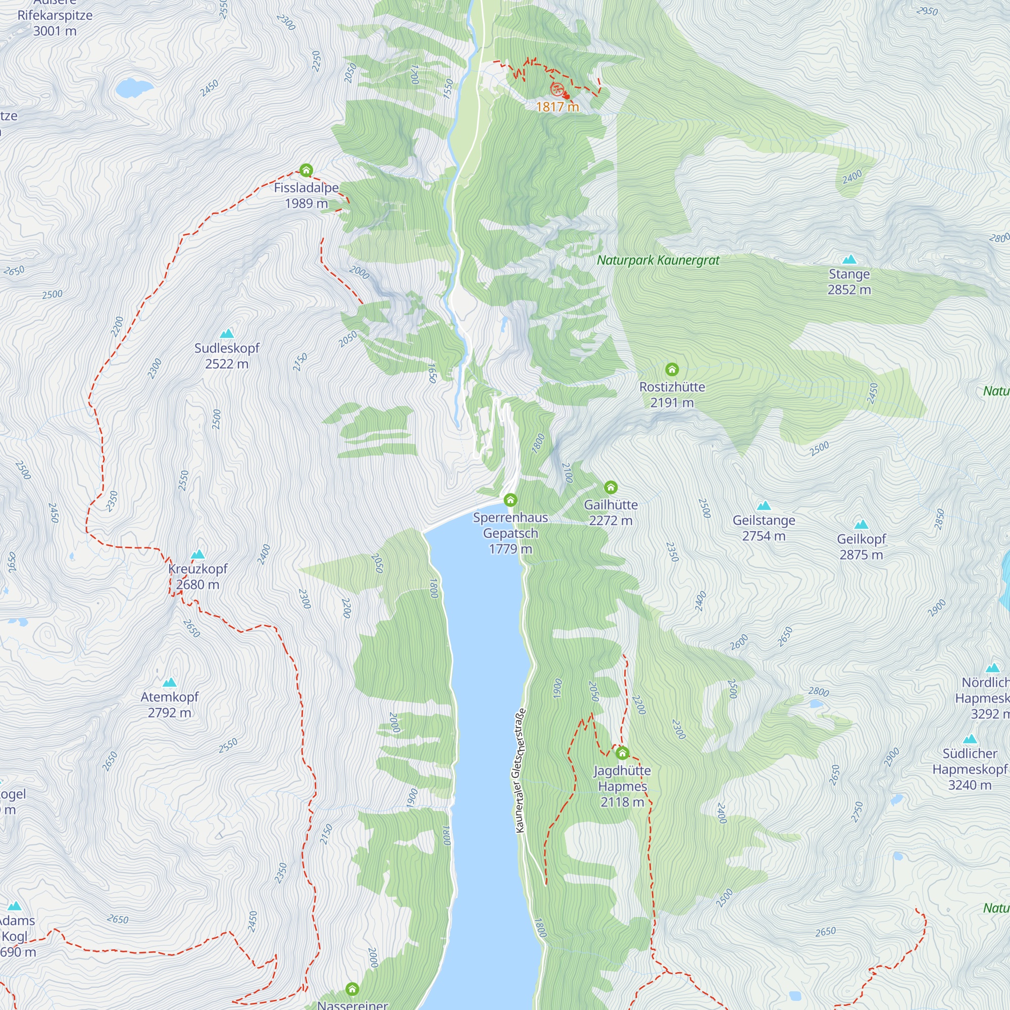 Hochwasserüberlauf map