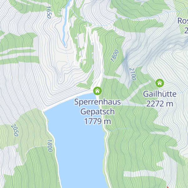 Map of Hochwasserüberlauf