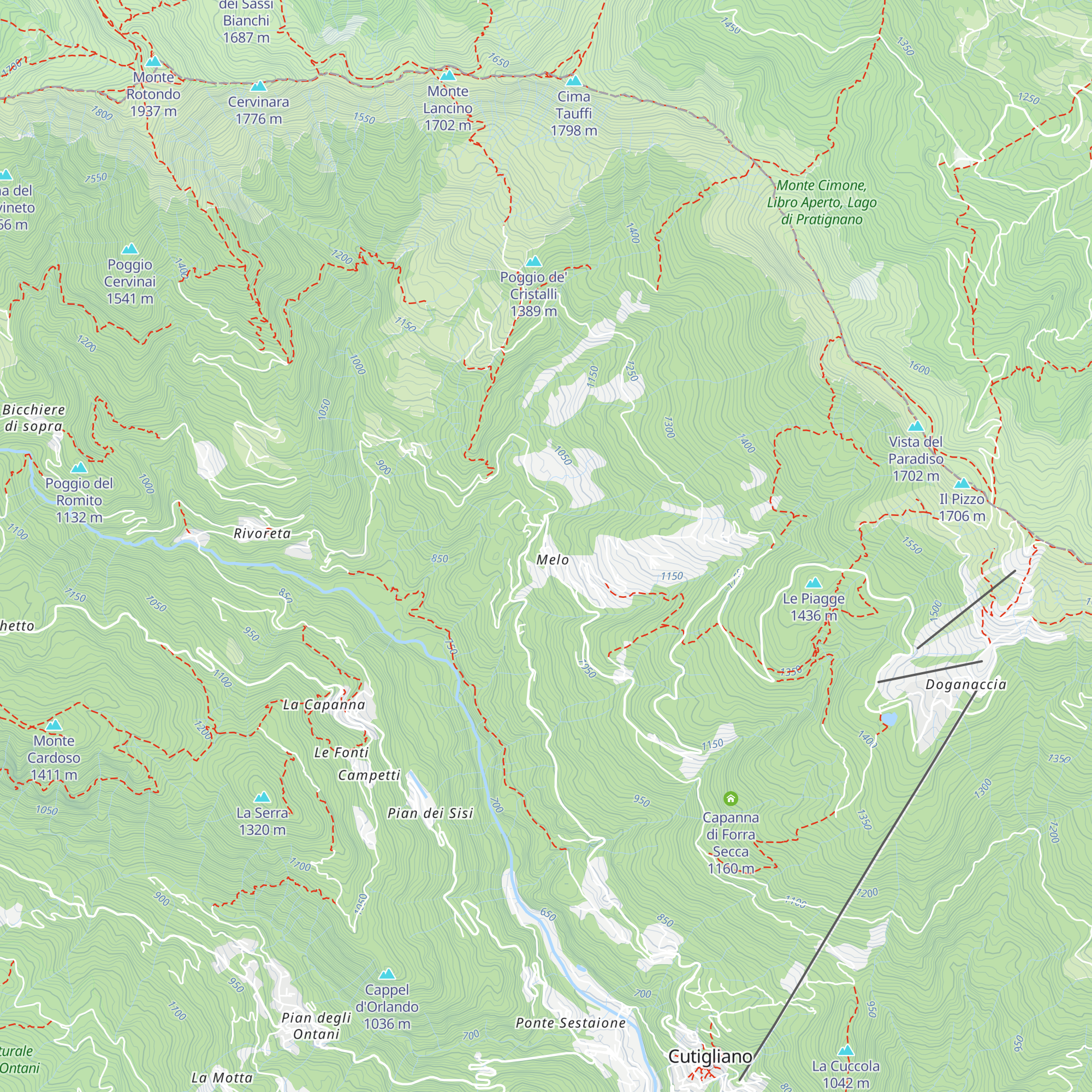 Rifugio Saida map