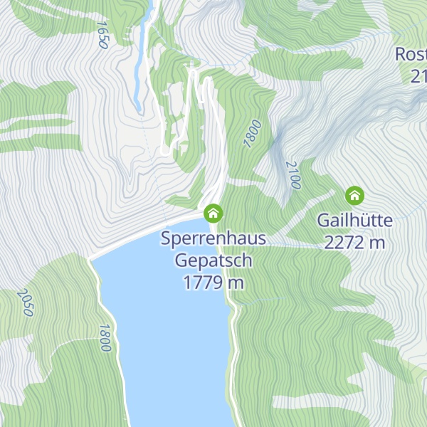 Map of Sperrenhaus Gepatsch