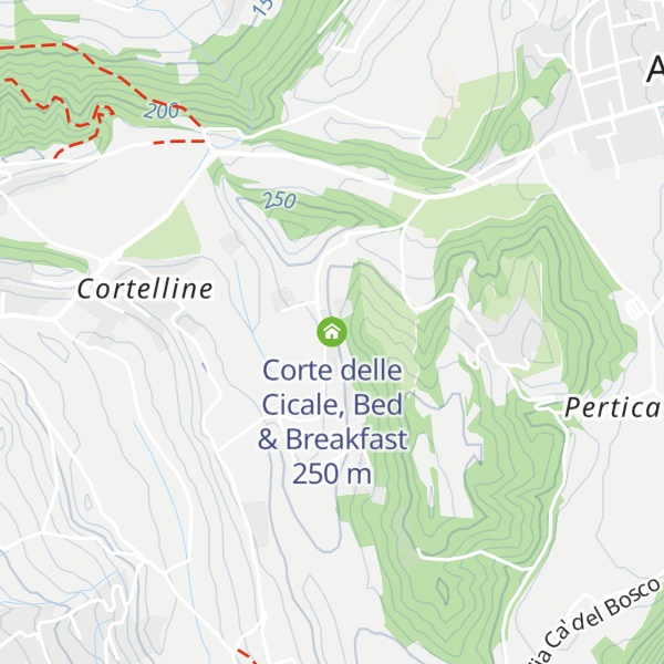 Map of Corte delle Cicale, Bed & Breakfast