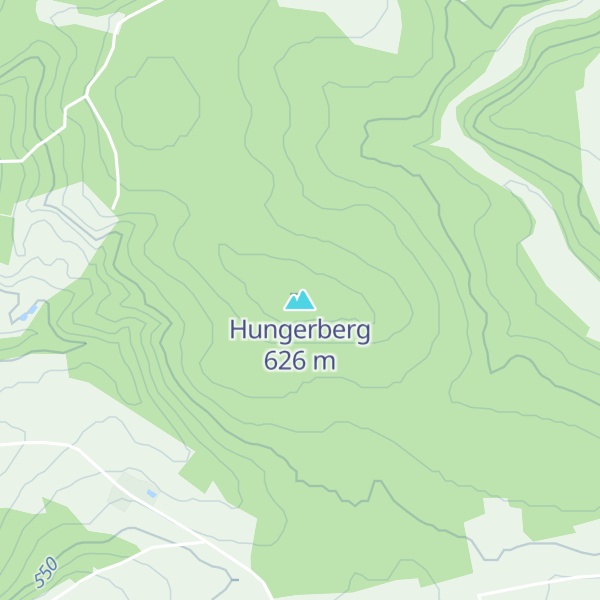 Map of Hungerberg