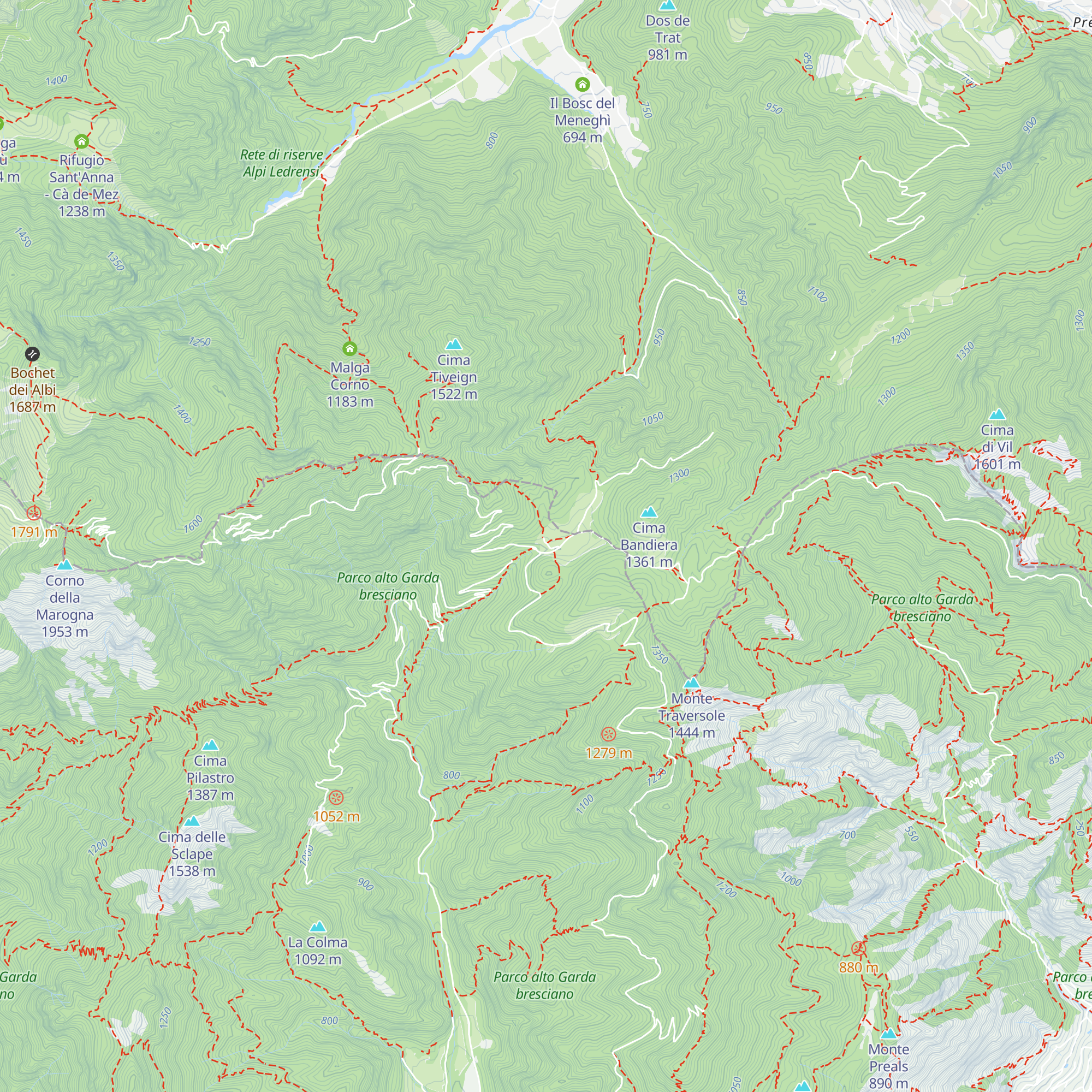 Rifugio Alpini Passo Nota map
