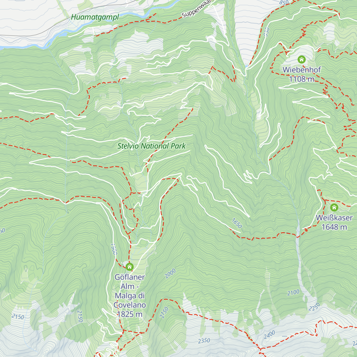 Kohlplatzhütte map