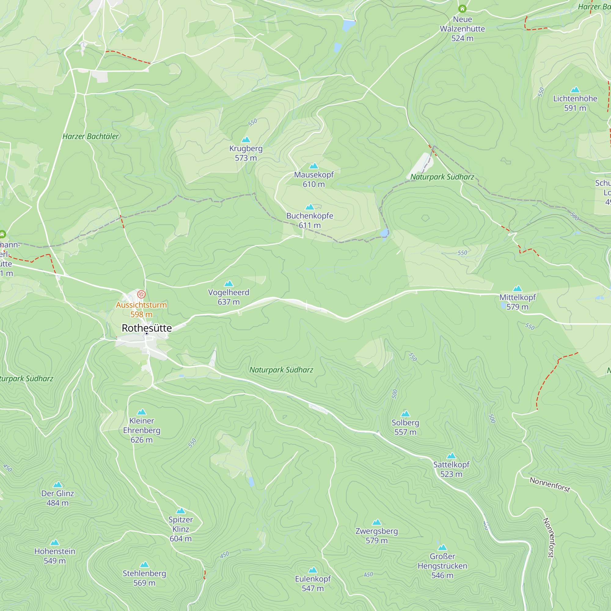 Forstort "Köhlerhütte" map