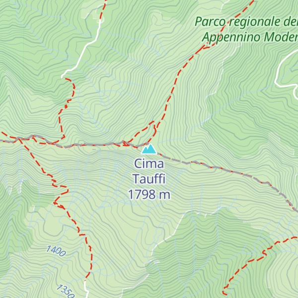 Map of Cima Tauffi