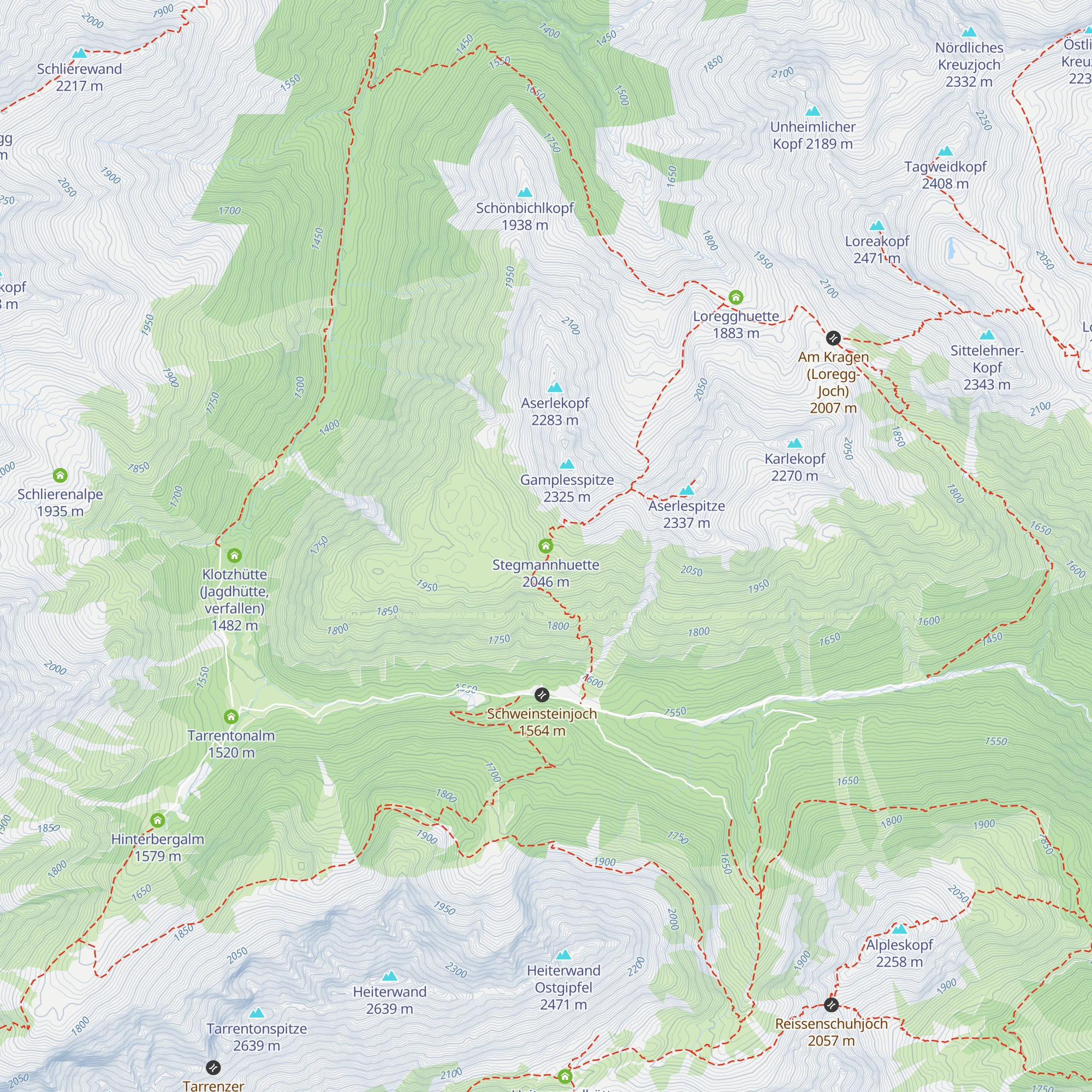 Stegmannhuette map