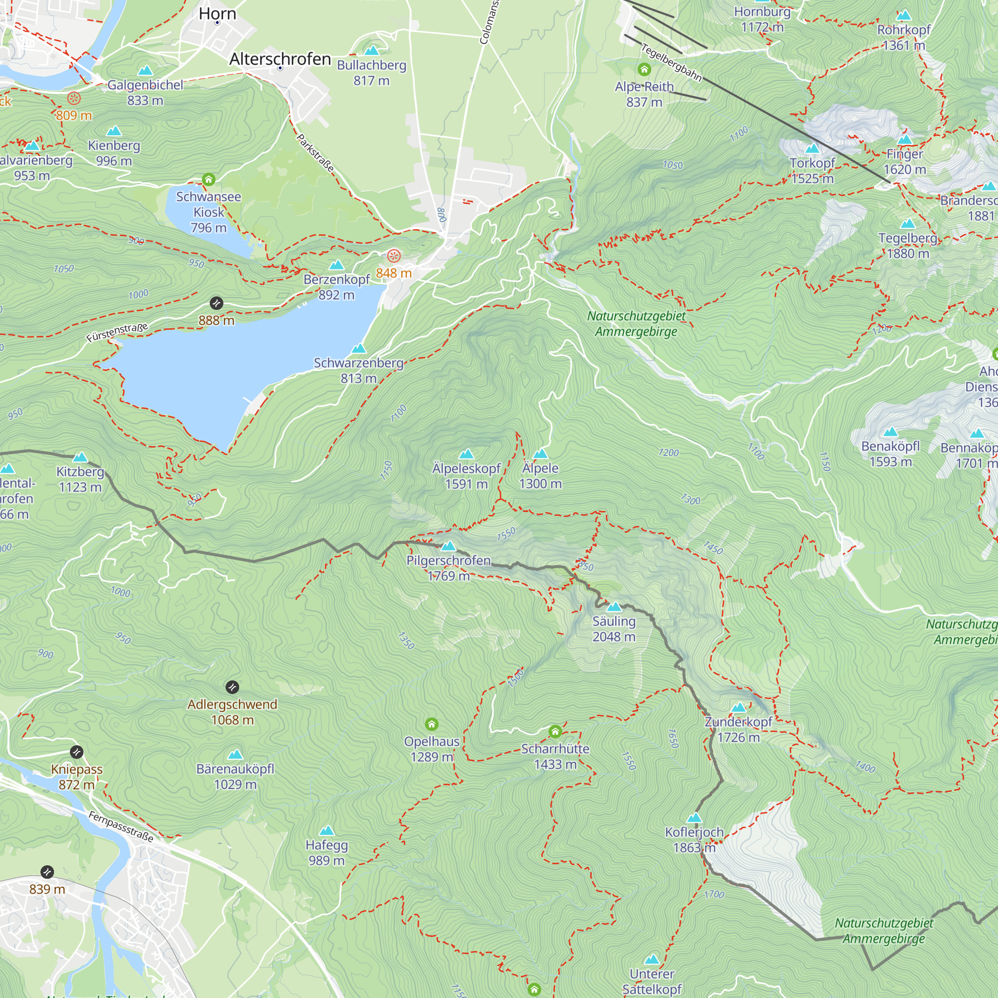 Wildsulzhütte map