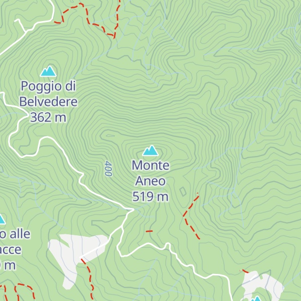 Map of Monte Aneo