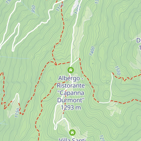 Map of Ristorante "Capanna Durmont"