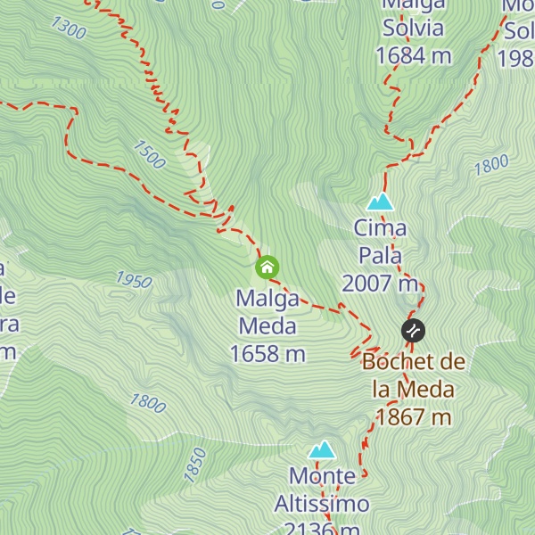 Map of Malga Meda