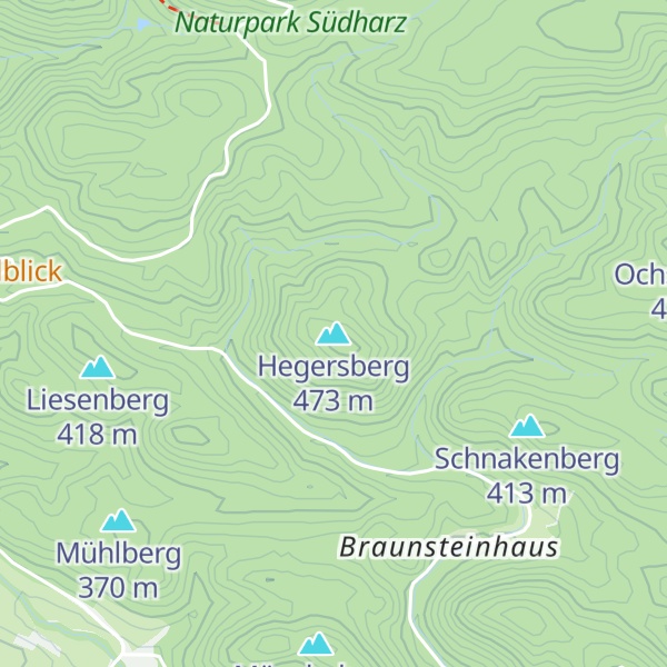 Map of Hegersberg