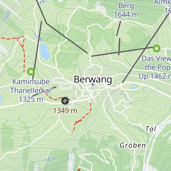 Map of Gemeindeamt Berwang