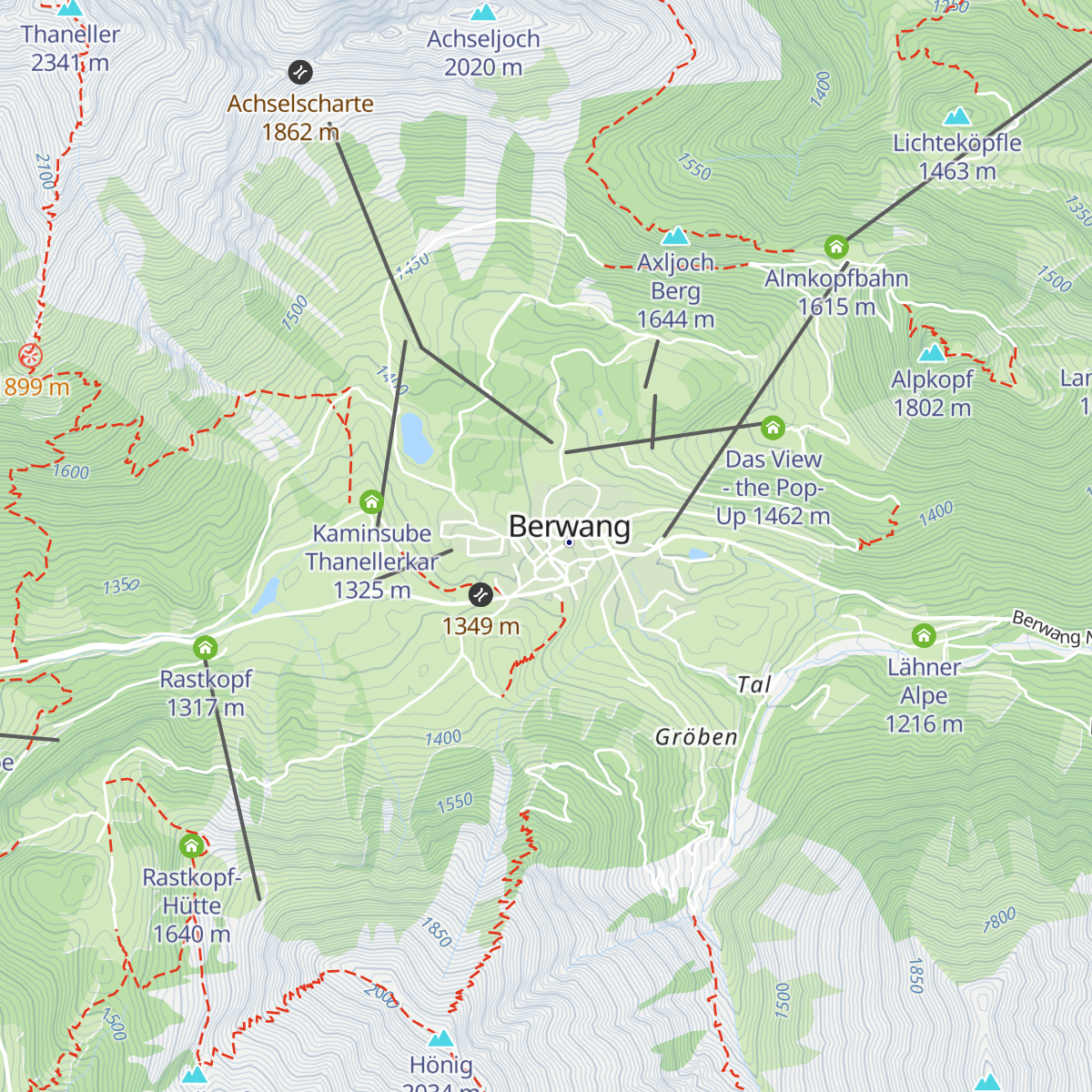 Gemeindeamt Berwang map