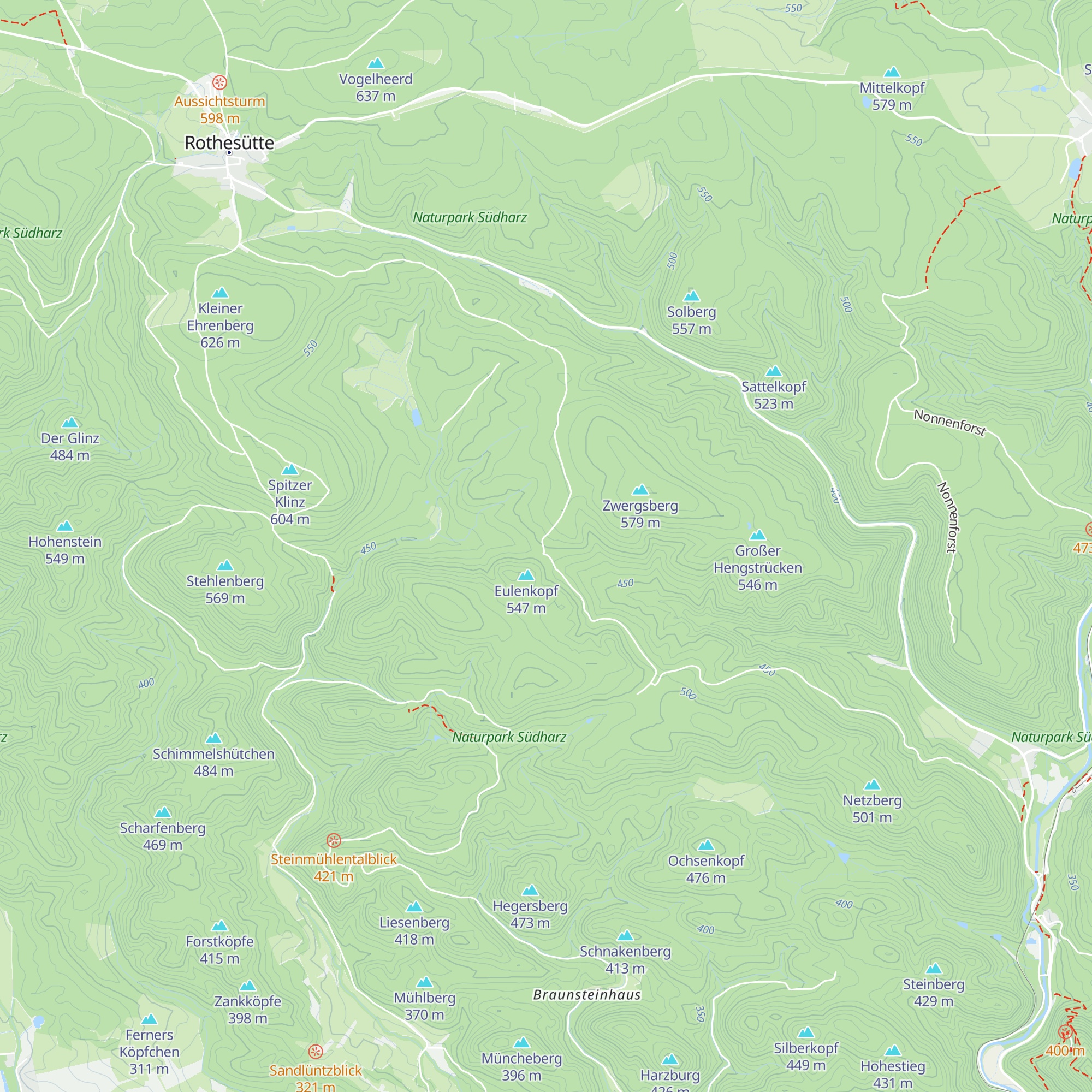 Schutzhütte Grüner Platz map