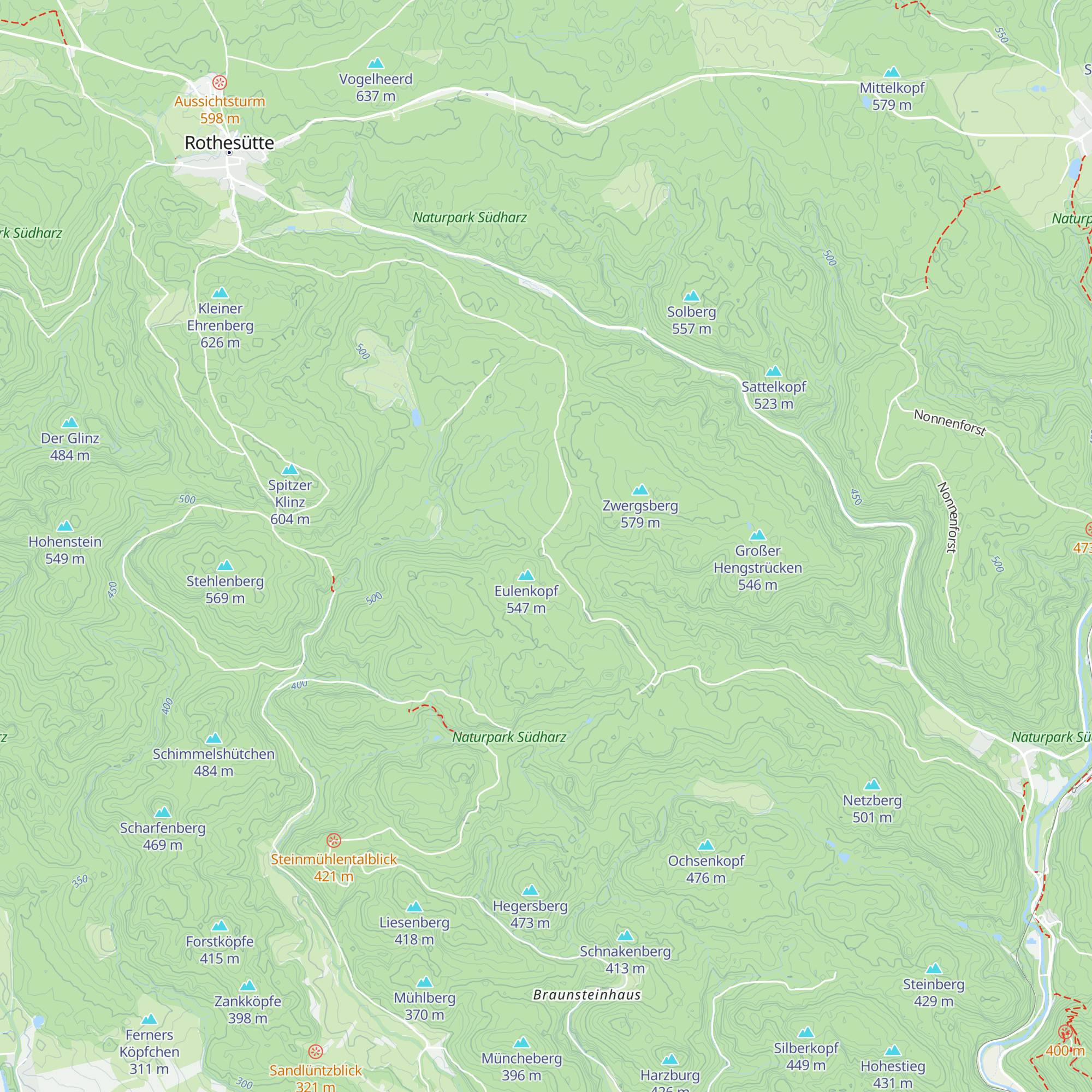 Schutzhütte Grüner Platz map