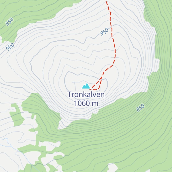Map of Tronkalven
