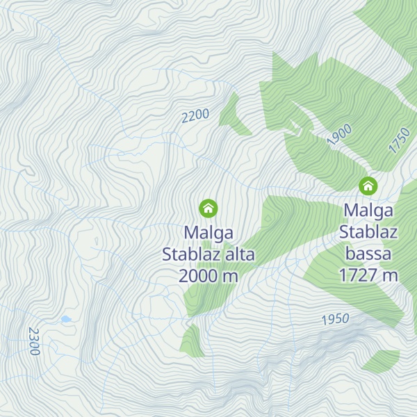 Map of Malga Stablaz alta