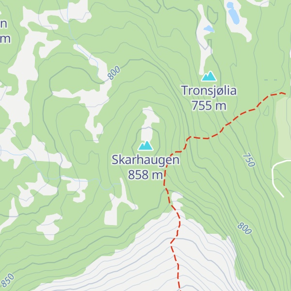 Map of Skarhaugen