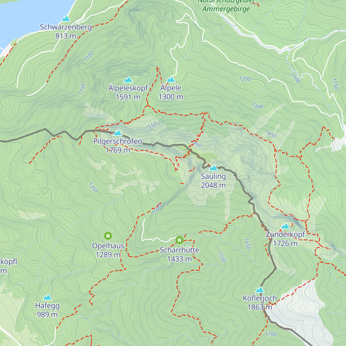 Naturfreundehaus Säulinghaus map