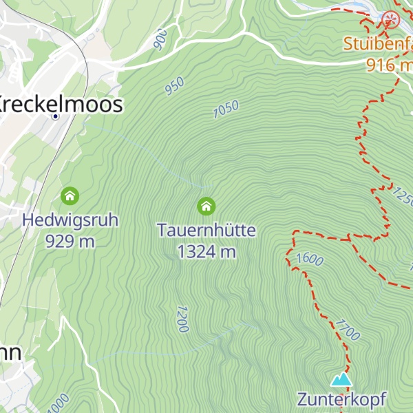 Map of Tauernhütte