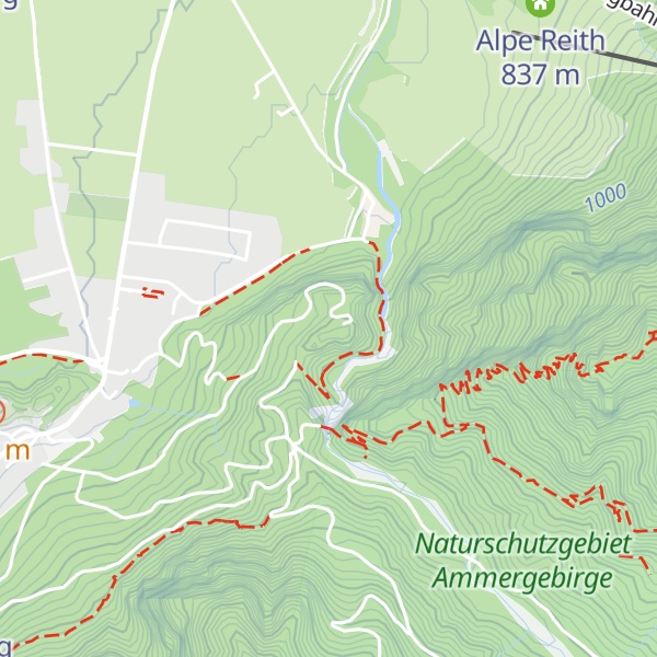 Map of Neuschwanstein Castle