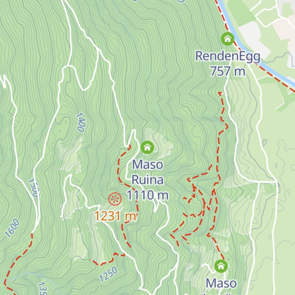 Map of Maso Ruina