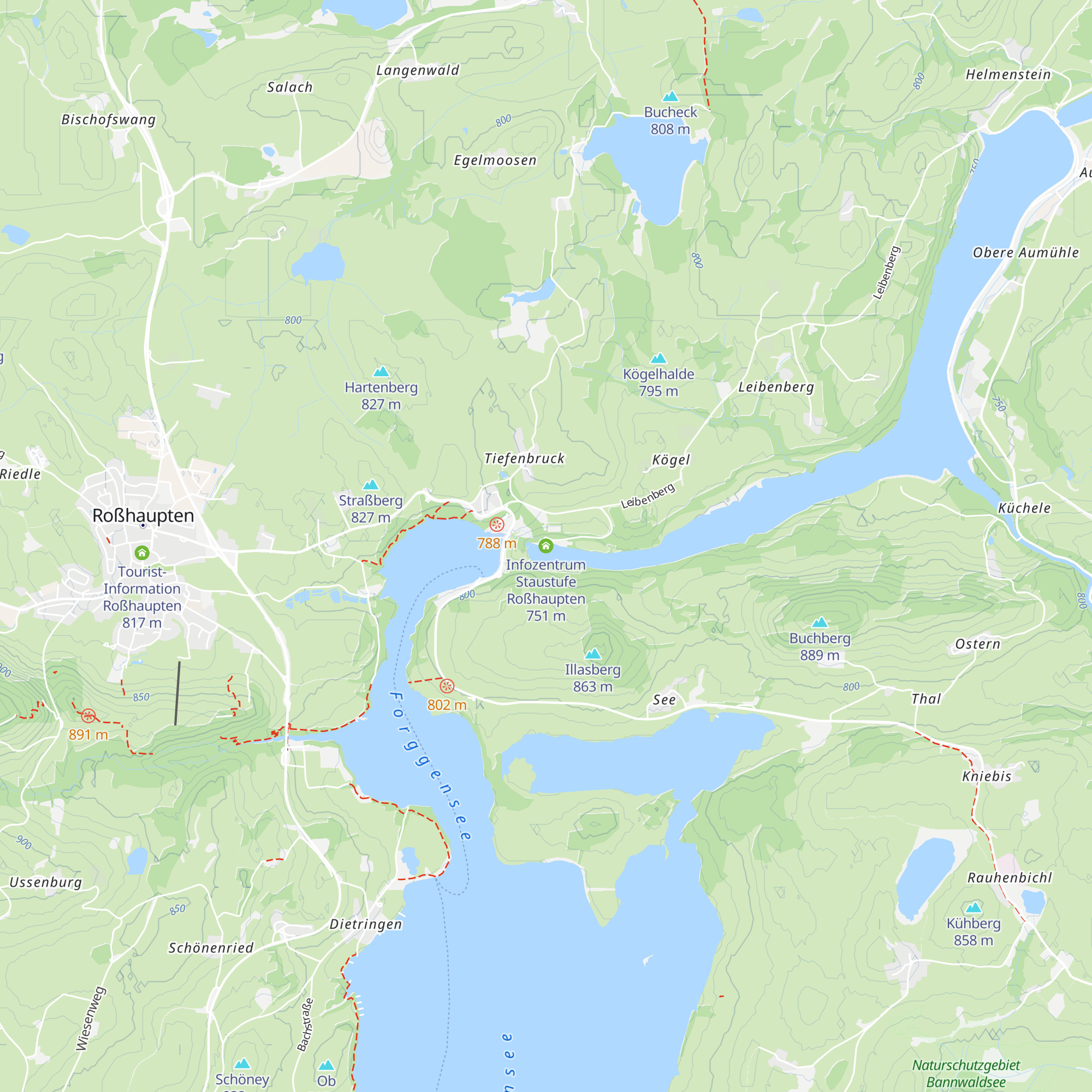 Infozentrum Staustufe Roßhaupten map