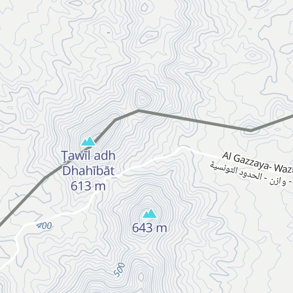 Map of Qārat adh Dhahībāt