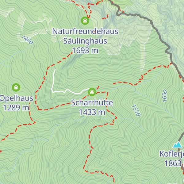 Map of Scharrhütte
