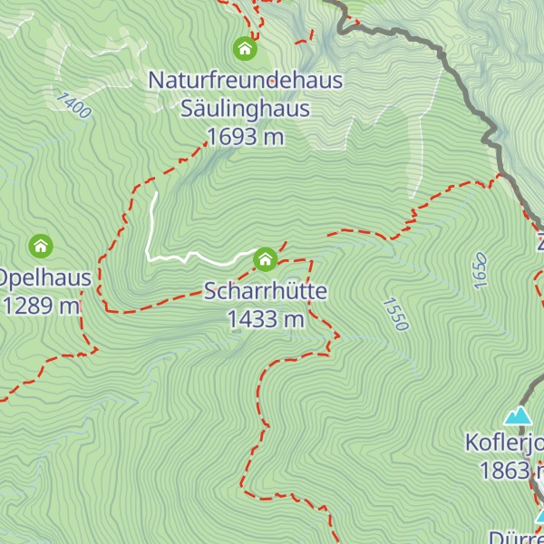 Map of Pflacher Älpele
