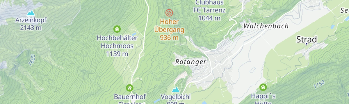 Map of the start of Hachleschlucht (Nr. 619)