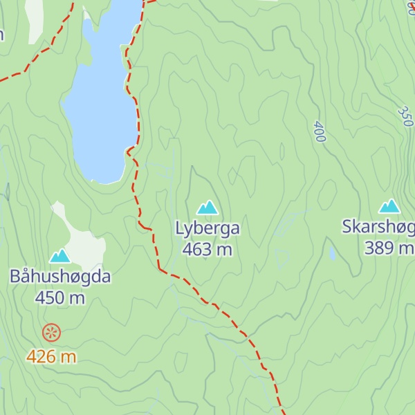 Map of Lyberga