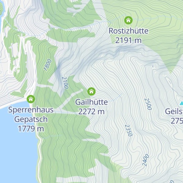 Map of Gailhütte
