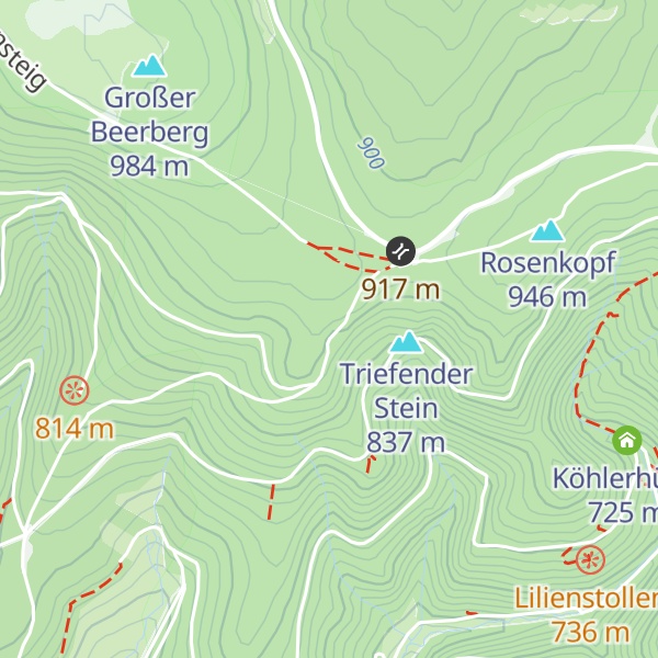 Map of Schutzhütte am Adler