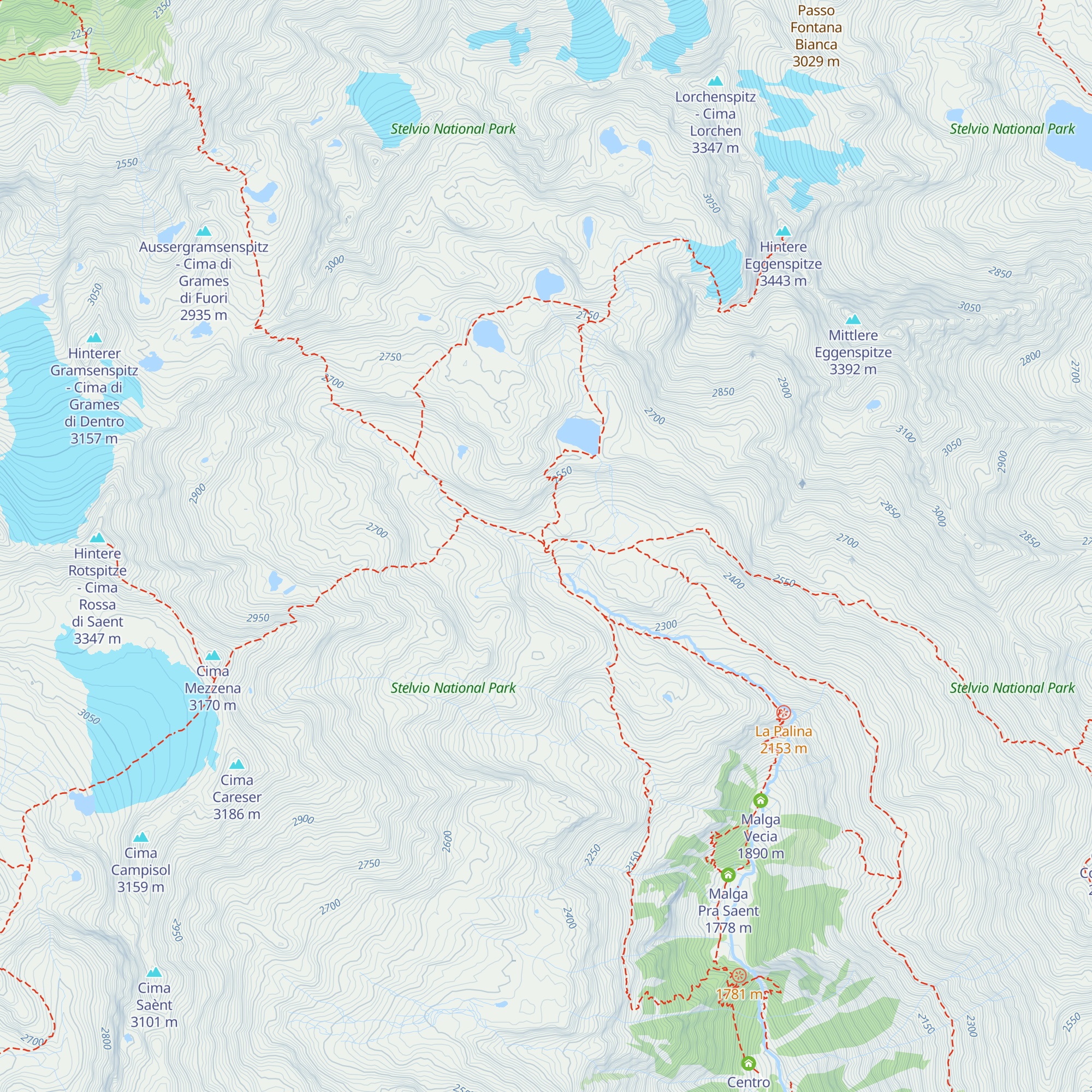 Rifugio Silvio Dorigoni map
