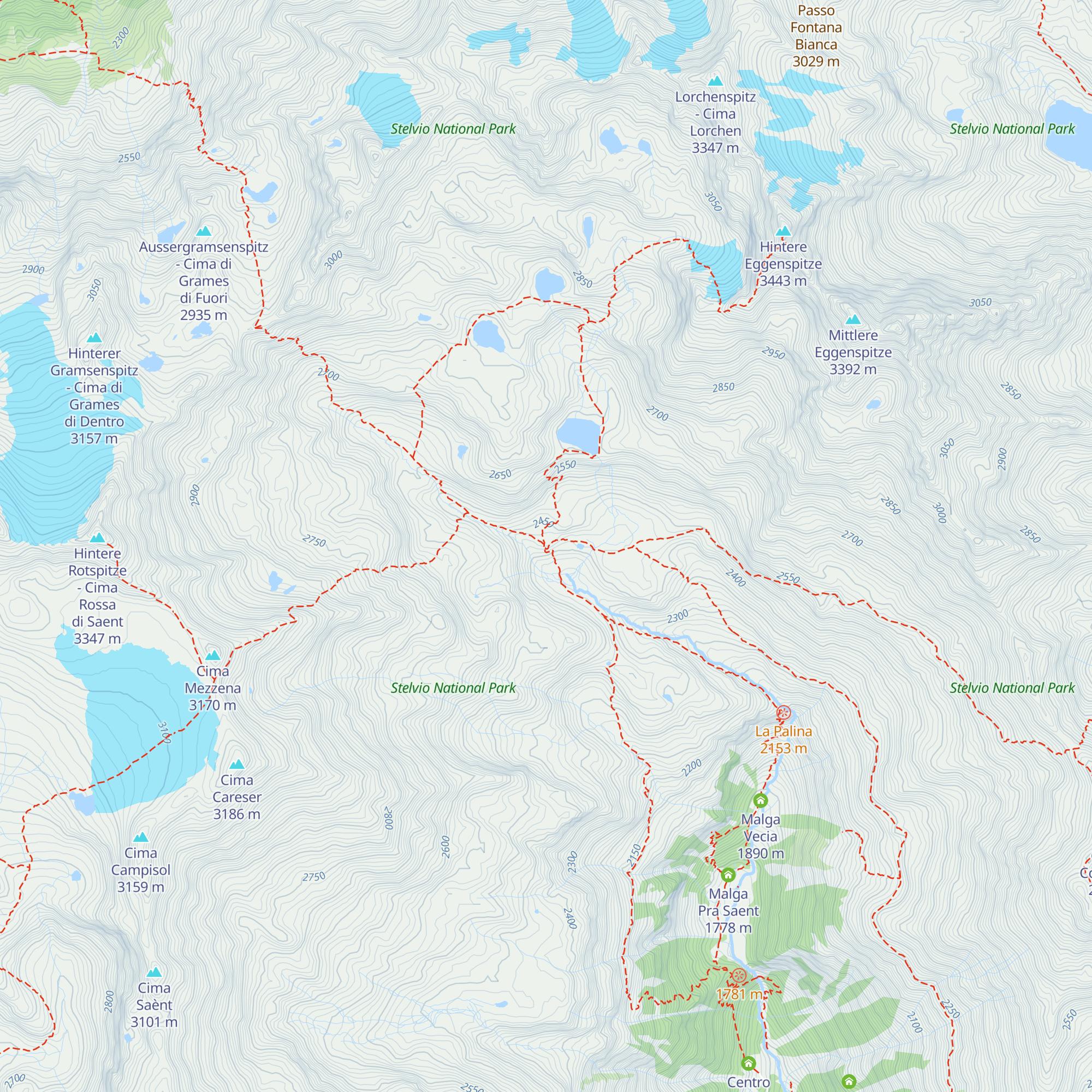 Rifugio Silvio Dorigoni map