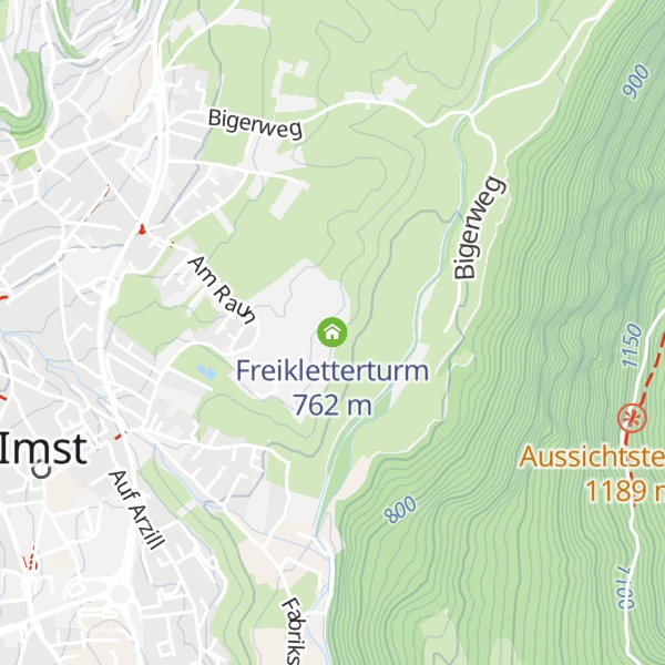 Map of Freikletterturm