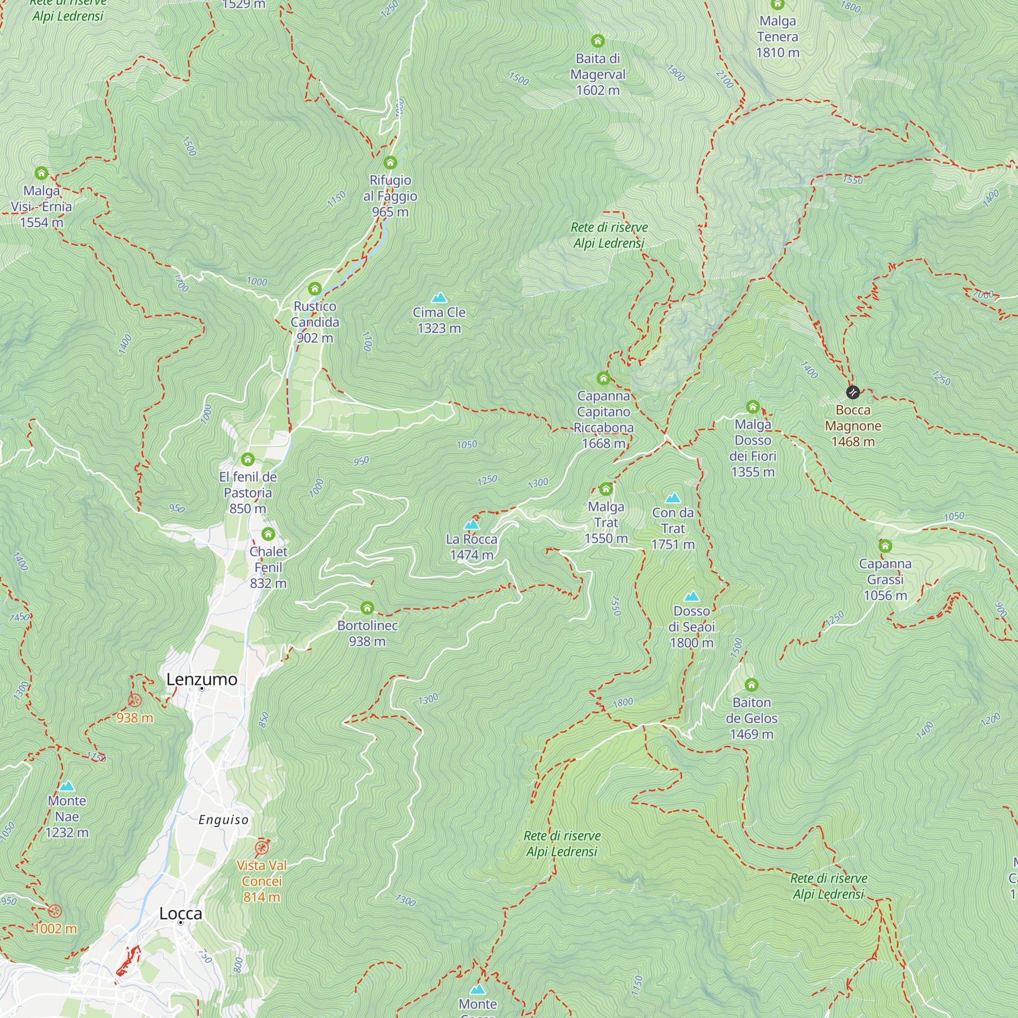 Baita Mozac map