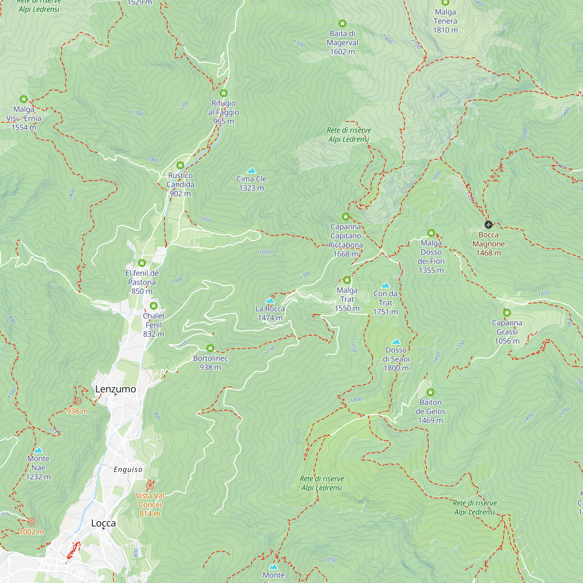 Baita Mozac map