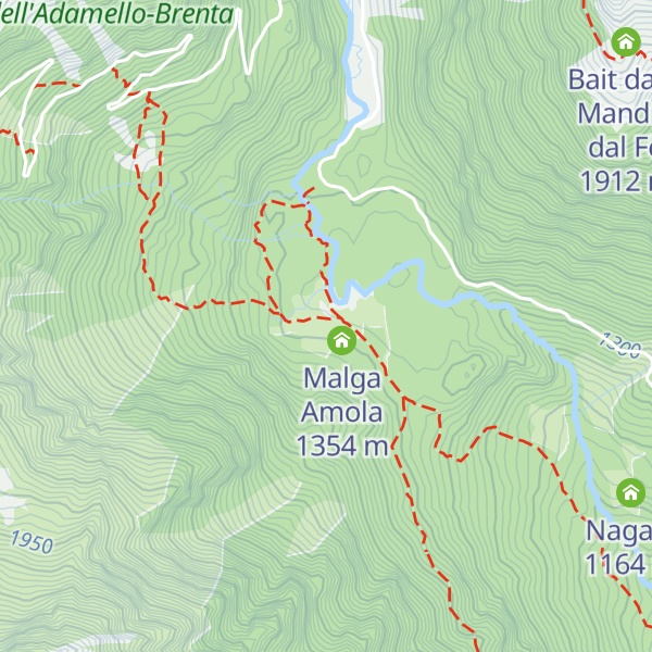 Map of Malga Amola