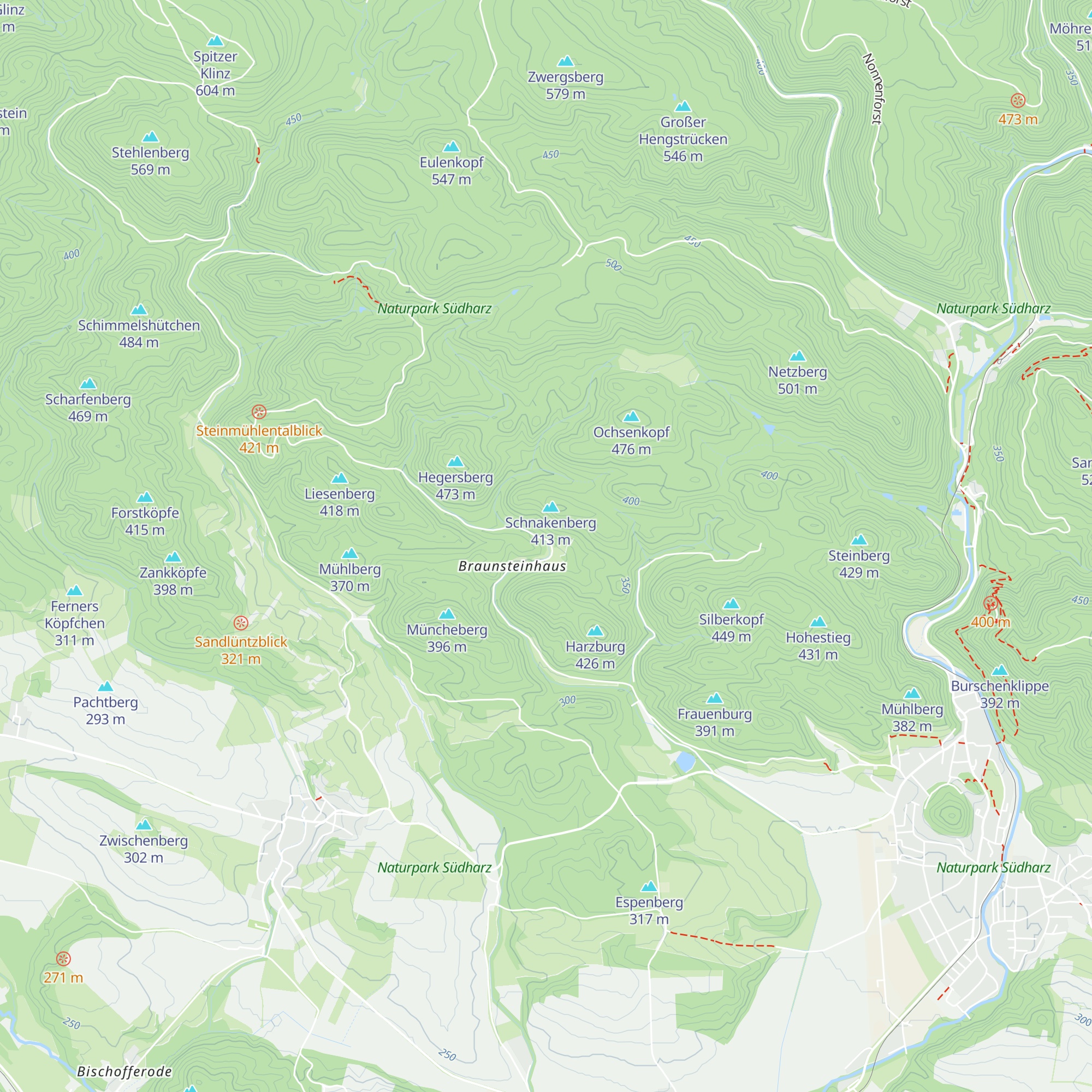 Jagdhütte Braunsteinhaus map