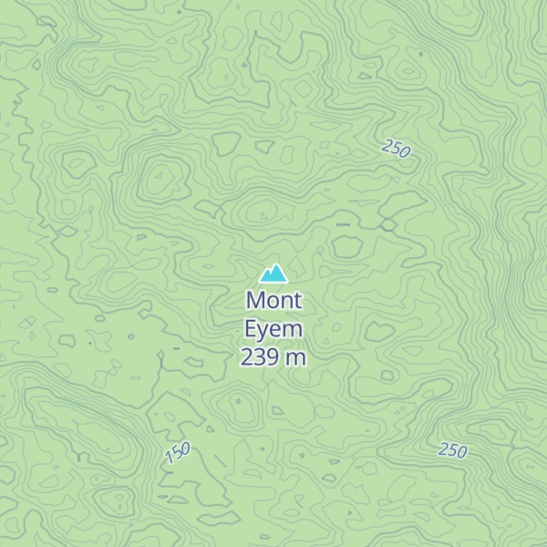 Map of Mont Eyem