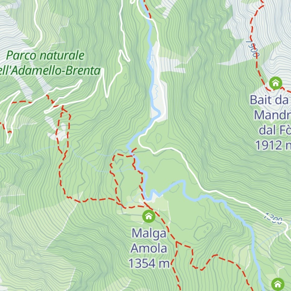 Map of Rifugio Nambrone