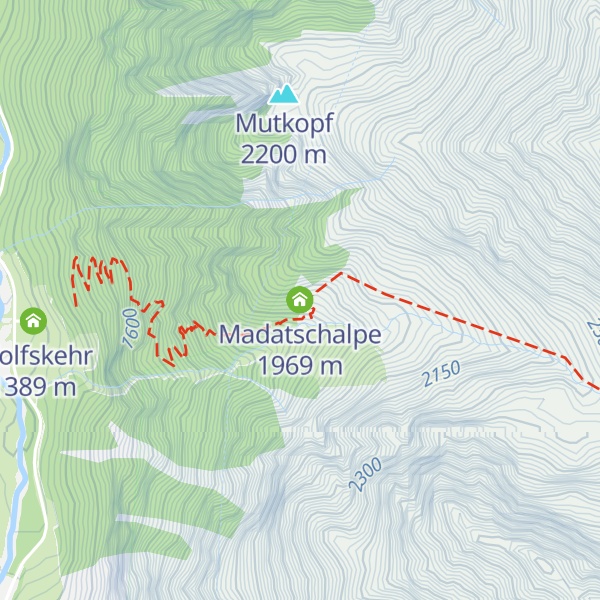 Map of Madatschalpe