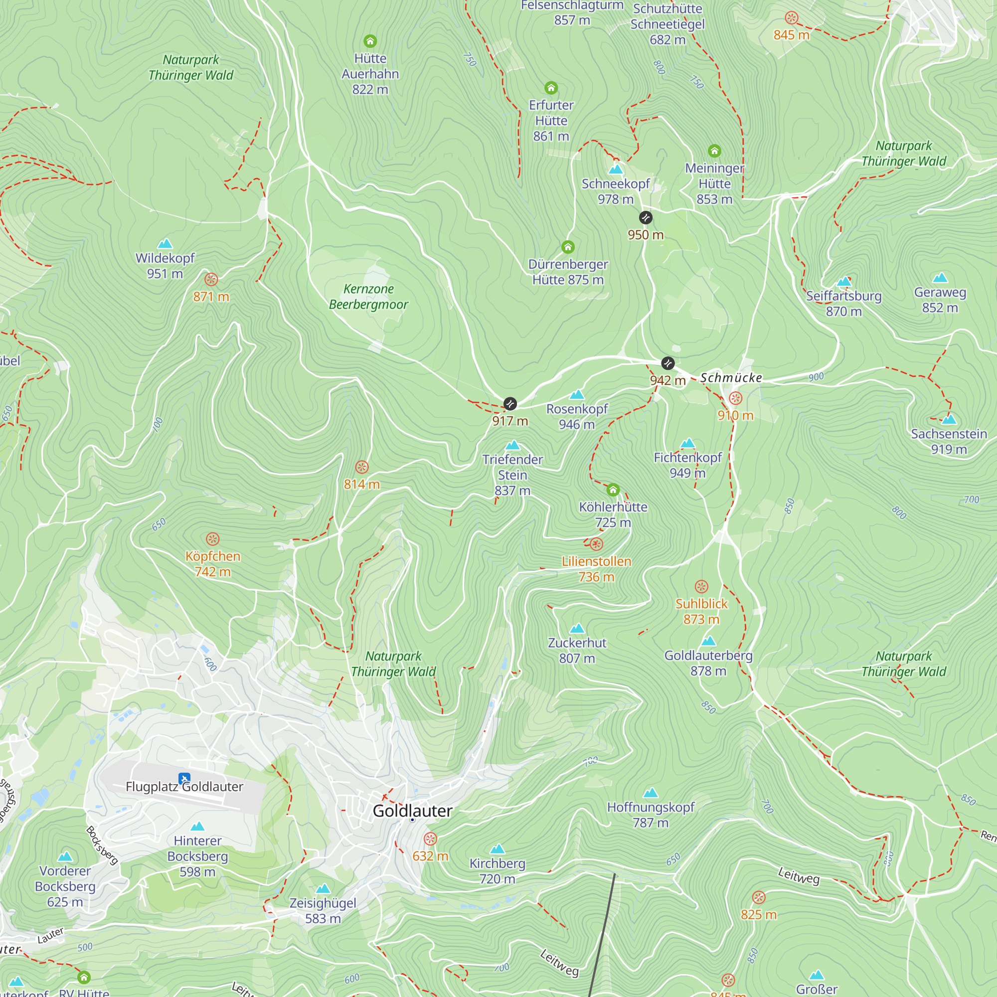 Hütte am Rosenkopf map