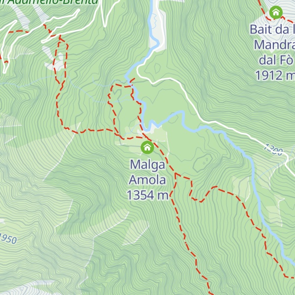 Map of Malga Amola