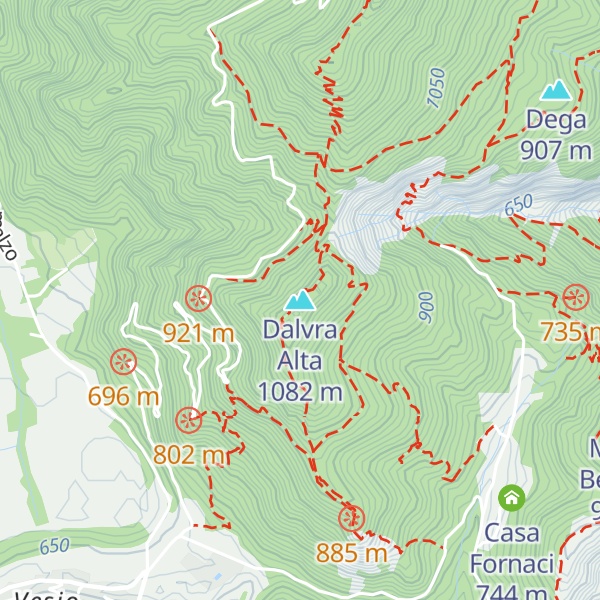 Map of Dalvra Alta