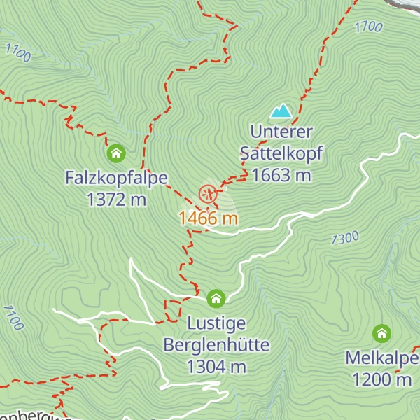 Map of Dürrenberg Alm