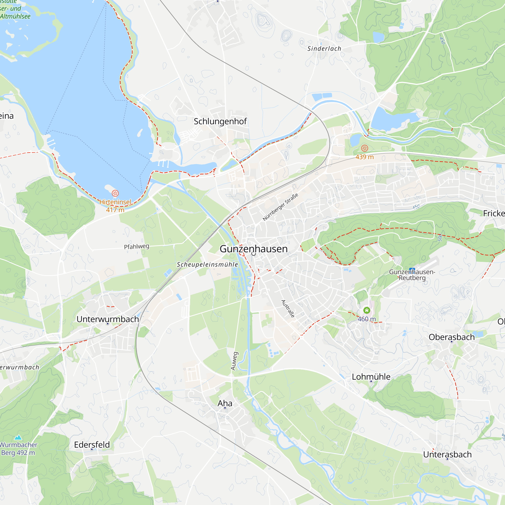 Zweckverband Altmühltal map